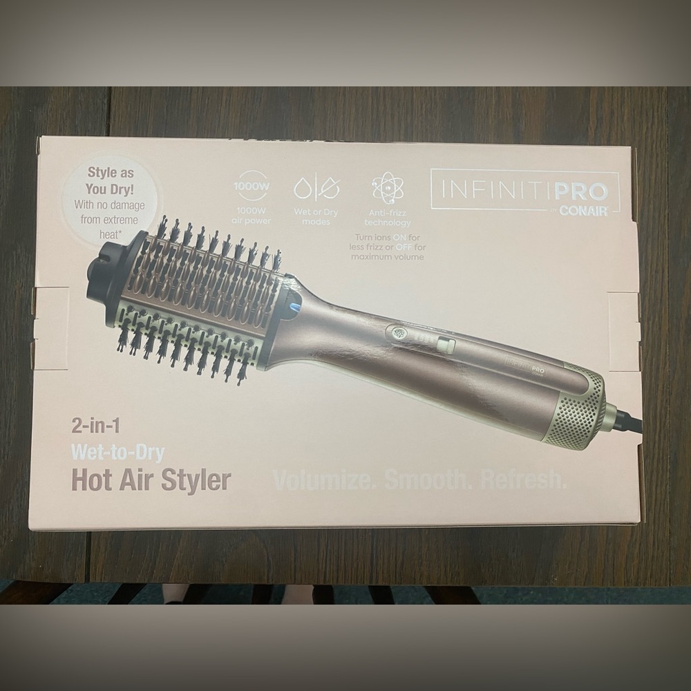 Conair infinitiPRO 2-in-1-Wet-to-Dry Hot Air Styler